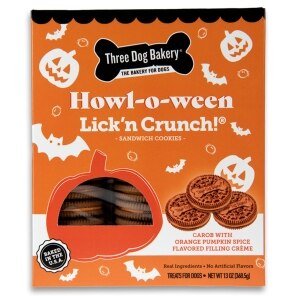 Howl-o-ween Lick'n Crunch Carob & Pumpkin Spice Dog Treats