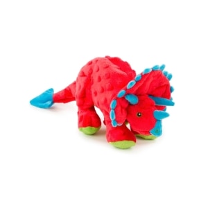 Red Dinos Frills Dog Toy