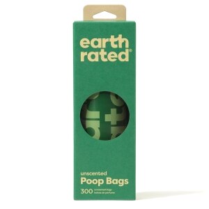 300 Unscented Dog Waste Bags on a Single Roll