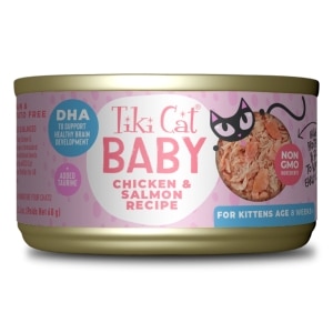 Baby Chicken & Salmon Recipe Kitten Cat Food