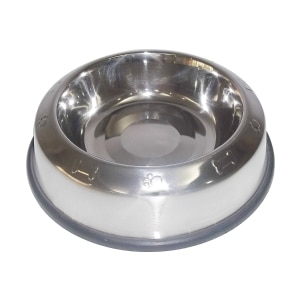 Non Skid Stainless Steel Cat Bowl