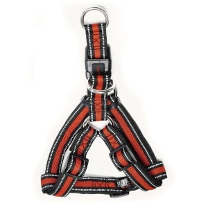 Step-In Orange Dog Harness