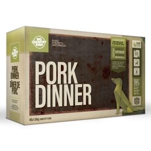 Pork Dinner Carton Dog Food