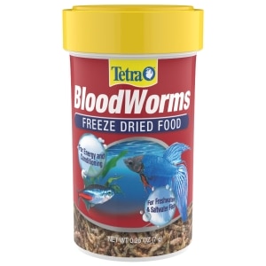 BloodWorms Freeze Dried Fish Food