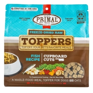 Cupboard Cuts Freeze-Dried Raw Toppers Fish Recipe Dog & Cat Food