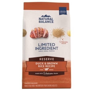 Limited Ingredient Reserve Duck & Brown Rice Recipe Adult Dog Food