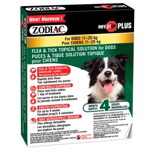 Infestop Plus Flea & Tick Topical Solution for Dogs Between 11-25kg