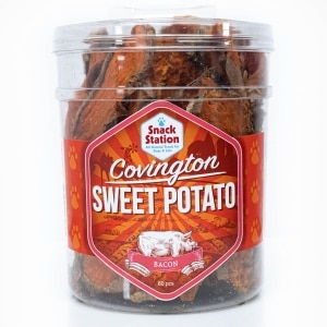 Snack Station Covington Sweet Potato Bacon Flavour Dog Treats