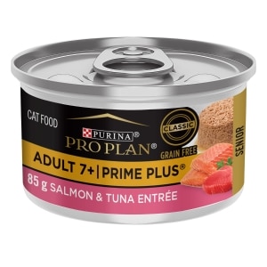 Classic 7+ Prime Plus Salmon & Tuna Entree Senior Cat Food