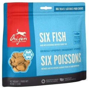 Six Fish Freeze-Dried Dog Treats