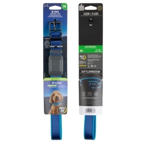 NiteDog Rechargeable LED Blue Dog Collar