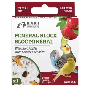Mineral Block with Dried Apples for Small Birds