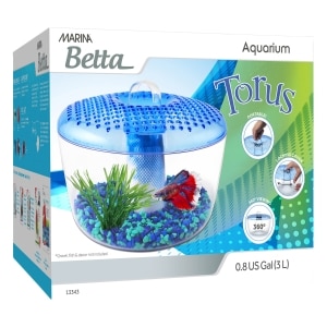 Betta Torus Aquarium Blue