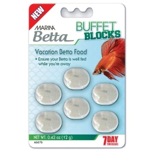 Betta Buffet Blocks Vacation Fish Food
