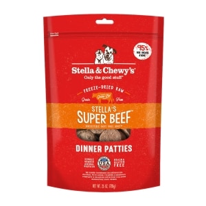 Freeze-Dried Stella's Super Beef Patties Dog Food