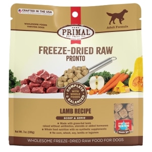 Freeze-Dried Raw Pronto Lamb Recipe Adult Dog Food