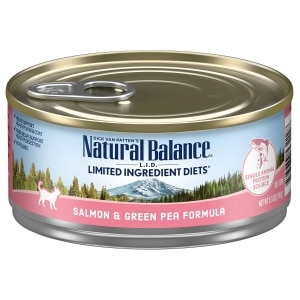 Limited Ingredient Salmon & Green Pea Formula Adult Cat Food
