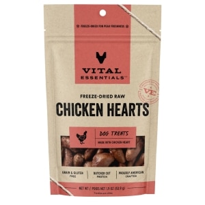 Freeze-Dried Raw Chicken Hearts Dog Treats