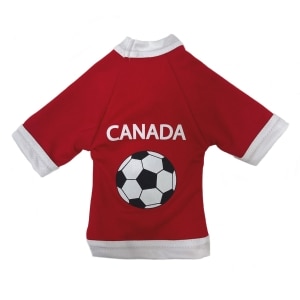 Canadian Soccer Red & White Jersey