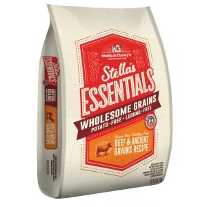 Stella's Essentials Grass-Fed Poultry-Free Beef & Ancient Grains Recipe Dog Food