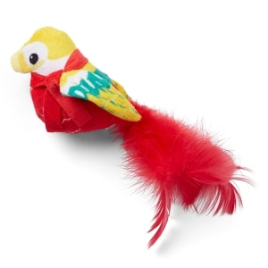 Chirping Feather Birds Holiday Cat toy
