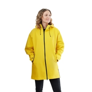 Visibility Yellow Raincoat for Humans
