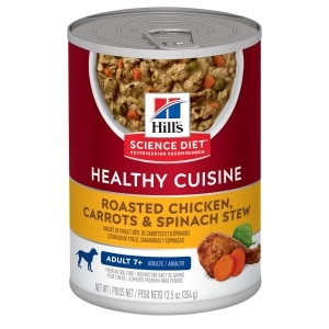 Healthy Cuisine Roasted Chicken, Carrots, & Spinach Stew Adult 7+ Dog Food