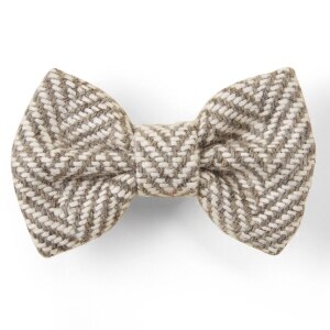 Tweed Grey Bow Tie