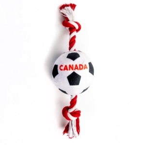 Canada Soccer Dog Toy