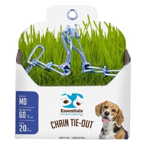 Medium Dog Tie-Out Twist Chain