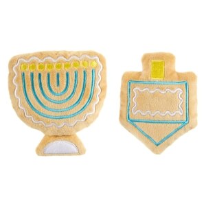 Nosh & Gnash Cookies Hanukkah Dog Toy