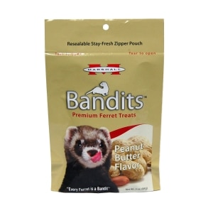 Bandits Premium Ferret Treats Peanut Butter Flavor