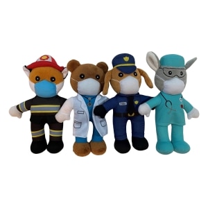Covid Heroes Assorted Dog Toy