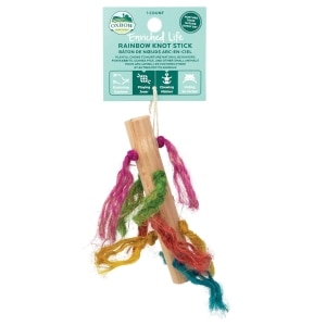 Enriched Life Rainbow Knot Stick Small Pet Toys