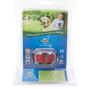Stubborn Dog Stay+Play Wireless Fence Receiver Collar