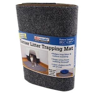 Corner Litter Trapping Mat, Charcoal