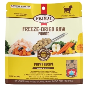Freeze-Dried Raw Pronto Chicken & Salmon Recipe Puppy Dog Food
