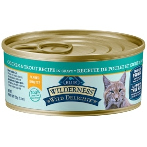 Wilderness Wild Delights Chicken & Trout Flaked Recipe Adult Cat Food