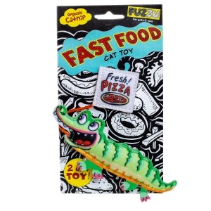 Gator and Pizza Cat Toy