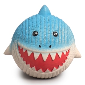 Finn Shark Ruff-Tex Ball Dog Toy
