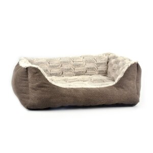 Two Tone Bolster Brown & Beige