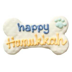 Happy Hanukkah Bone Holiday Dog Treat