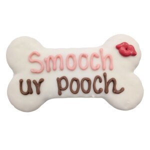 Valentine's Smooch Your Pooch Bone Dog Treat