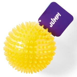 Dental Squeaker Ball Yellow Dog Toy