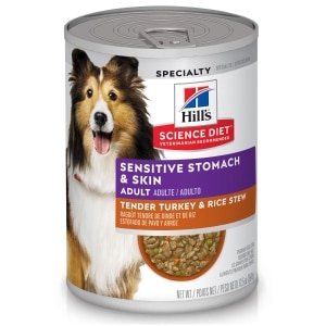 Sensitive Stomach & Skin Tender Turkey & Rice Stew Adult Dog Food
