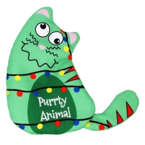 Holiday Refillables Purrsonality Purrty Animal Cat Toy