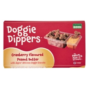 Doggie Dippers Cranberry Flavoured Peanut Butter Dog Treats