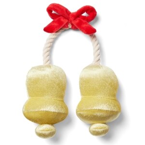 Twin Bells Holiday Dog Toy