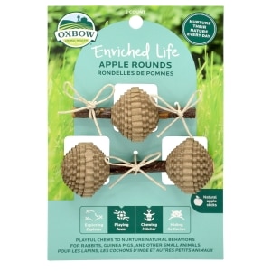 Enriched Life Apple Rounds Small Pet Toys