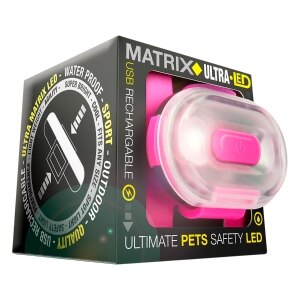 Matrix Ultra LED Rechargeable Safety Light Pink